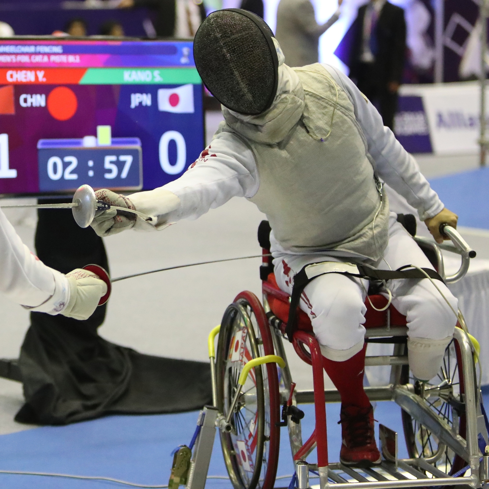 車いすフェンシング