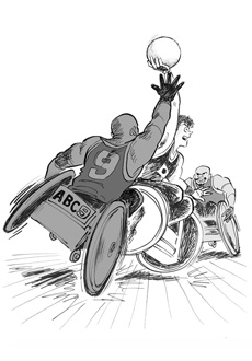 車いすラグビー