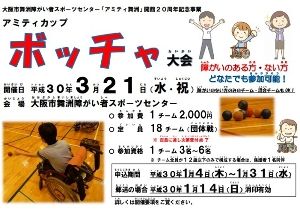 アミティカップ　ボッチャ大会