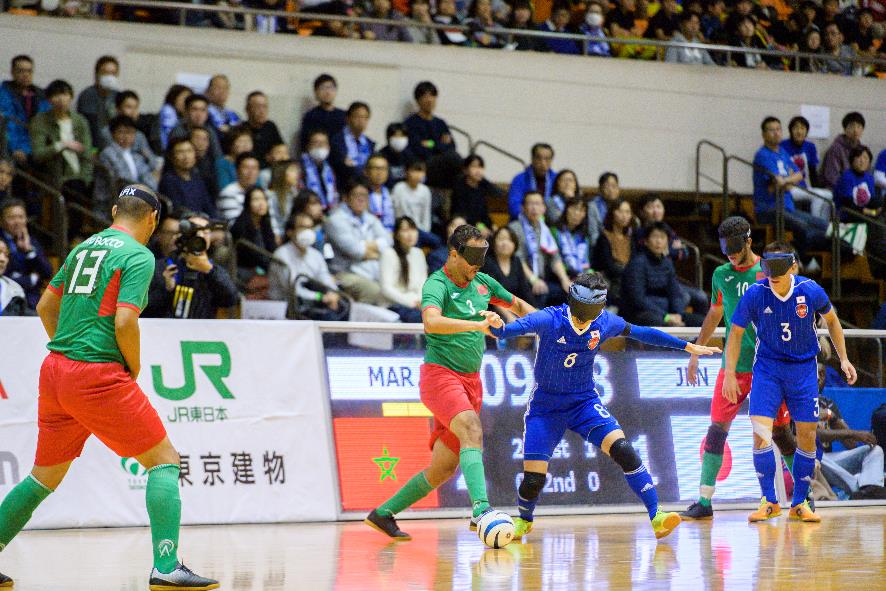 手に汗握る白熱の代表戦！「ブラインドサッカーチャレンジカップ2019」日本代表vsモロッコ代表