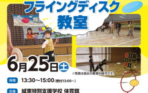 障害者フライングディスク教室(城東)の画像