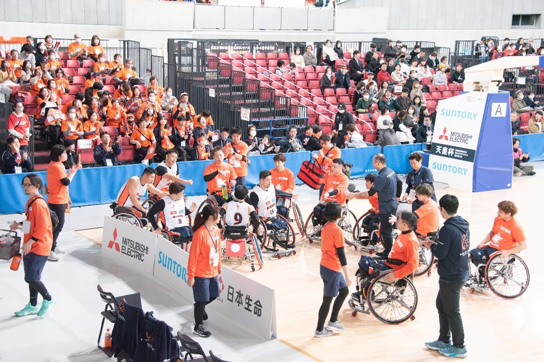 クラブチーム日本一を目指す戦いを観戦「天皇杯 第50回記念日本車いすバスケットボール選手権大会」観戦会レポート