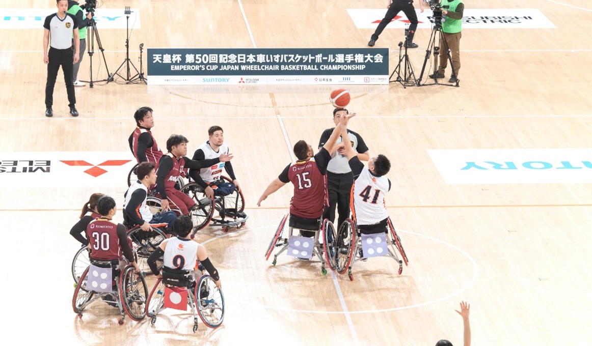 クラブチーム日本一を目指す戦いを観戦「天皇杯 第50回記念日本車いすバスケットボール選手権大会」観戦会レポート