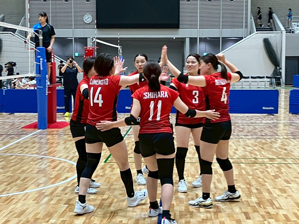 デフバレーボール女子日本代表強化合宿公開