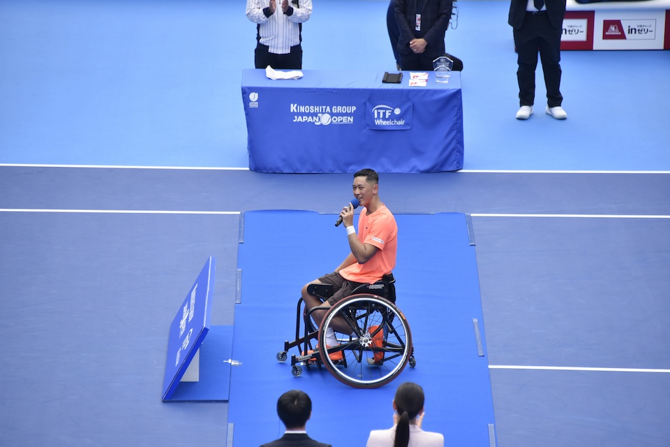 小田凱人選手が優勝！「木下グループオープン　車いすテニス大会」観戦会レポート
