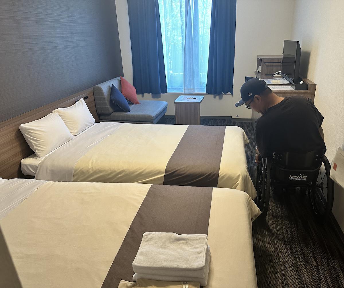 ホテルの視察の様子