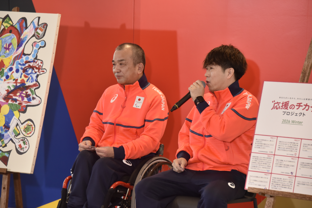 “応援のチカラ”　プロジェクト開始後集まったメッセージと完成したアートを選手へ贈呈！