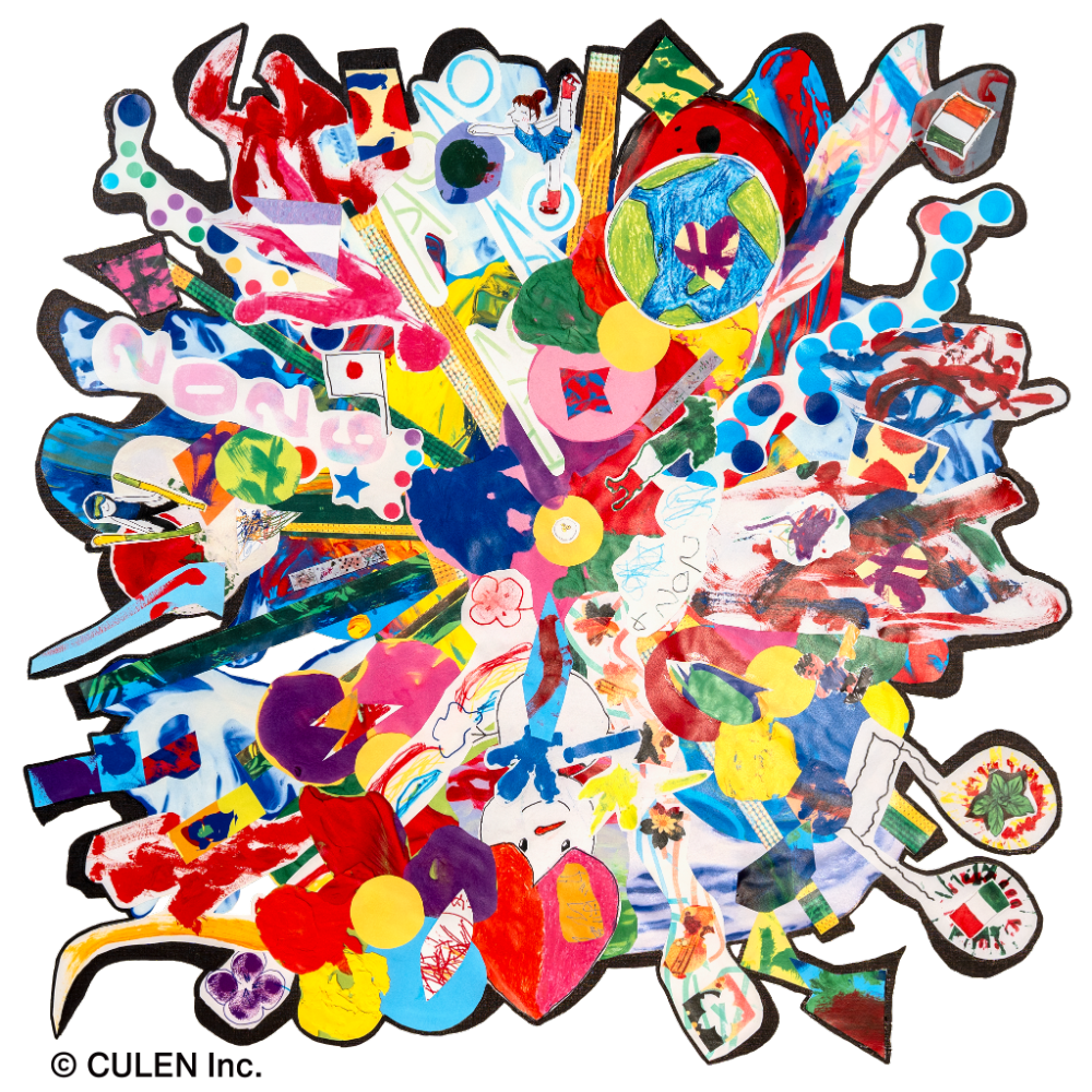 “応援のチカラ”アート　「応援パラ火」